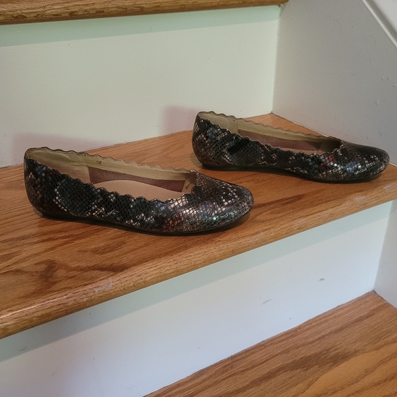 Van Eli Multicolored Leather Flats - Picture 1 of 6